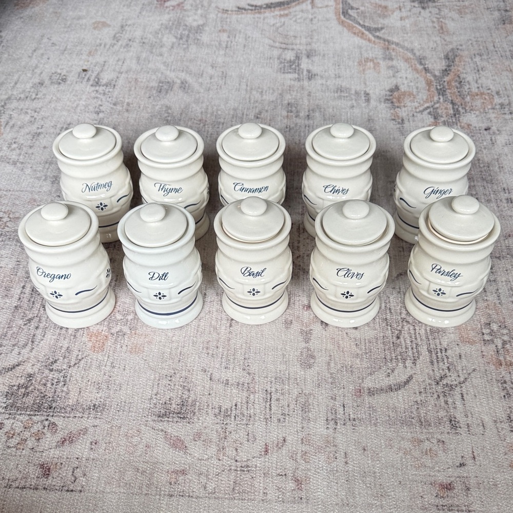 Longaberger Spice Jar Set